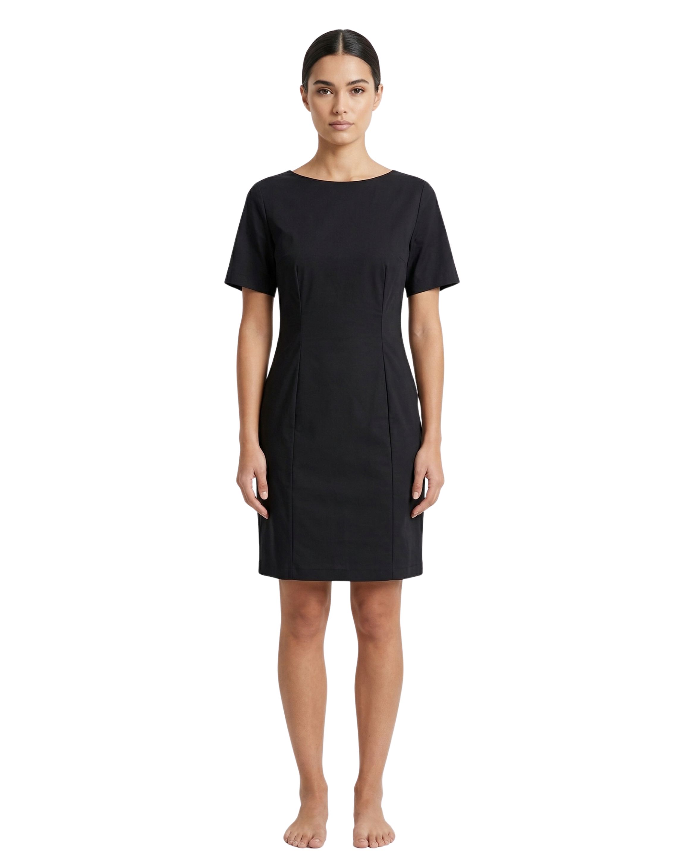 Abito Con Riprese Ma001 Nero