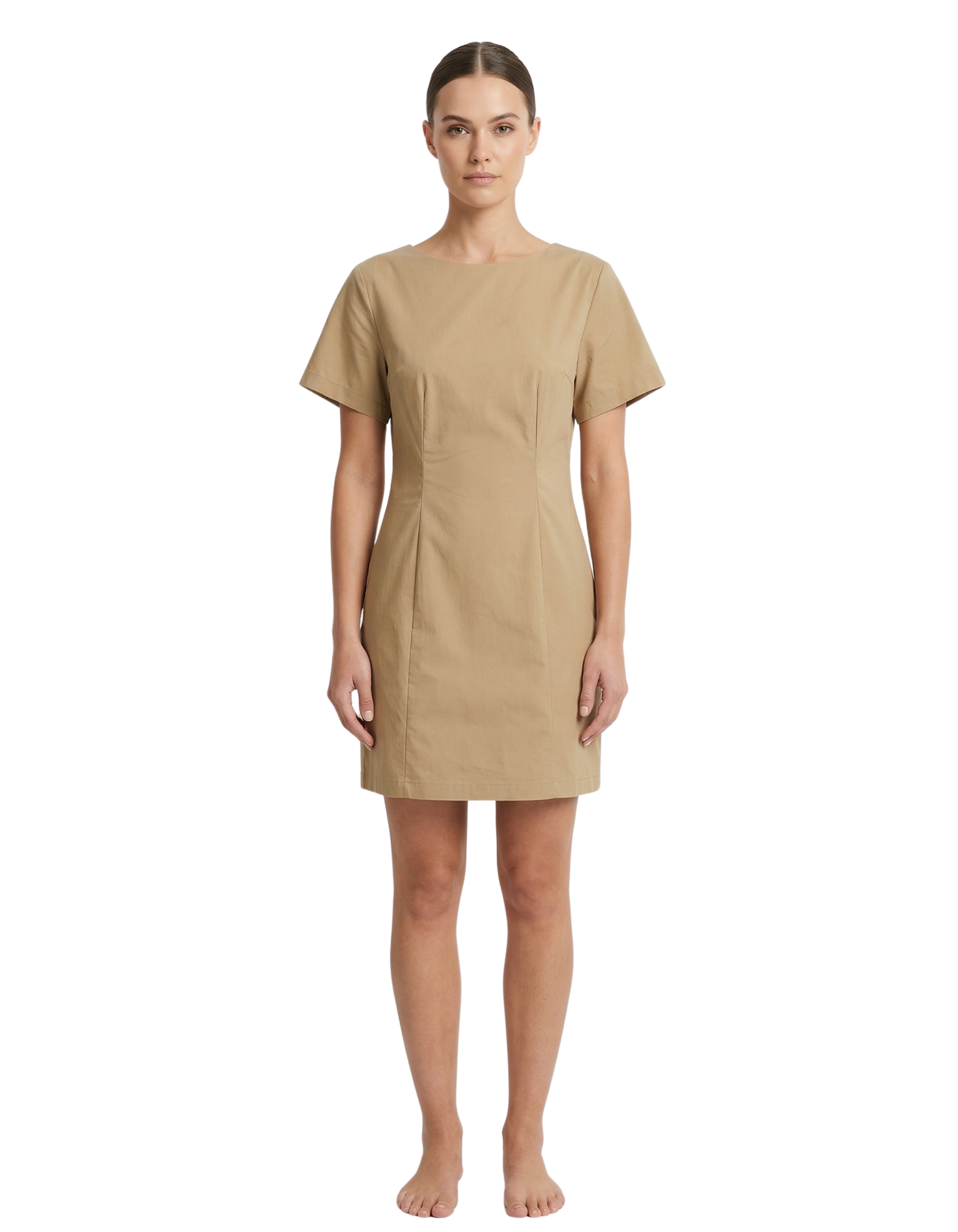 Abito Con Riprese Md607 Corda