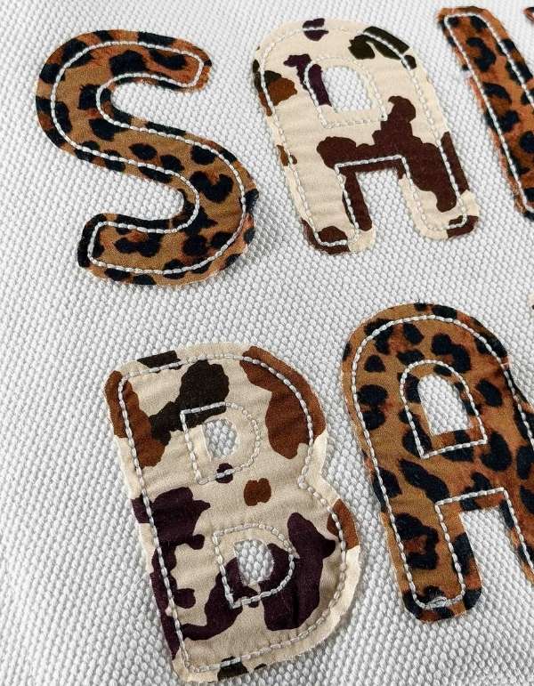 Borsa Vanity Sb 01 Animalier Patch