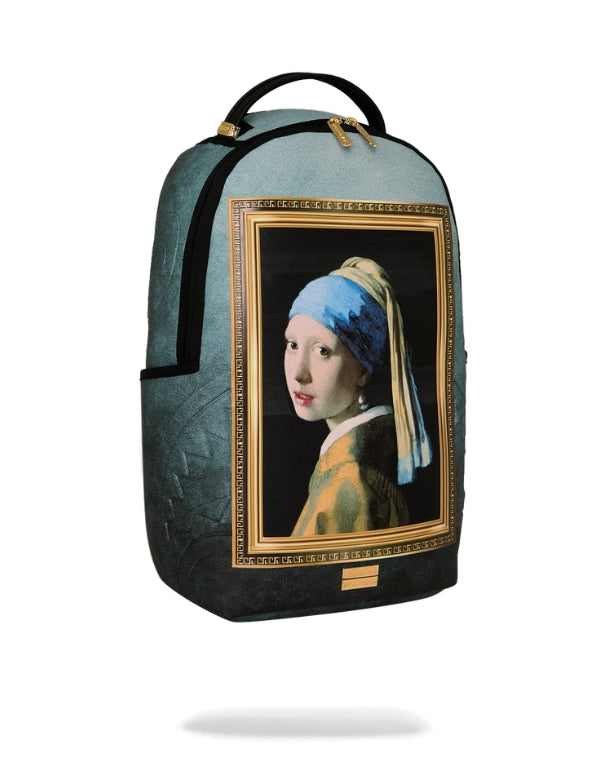 Zaino Mauritshuis Museum Girl With A Pearl Earring Frame Backpack