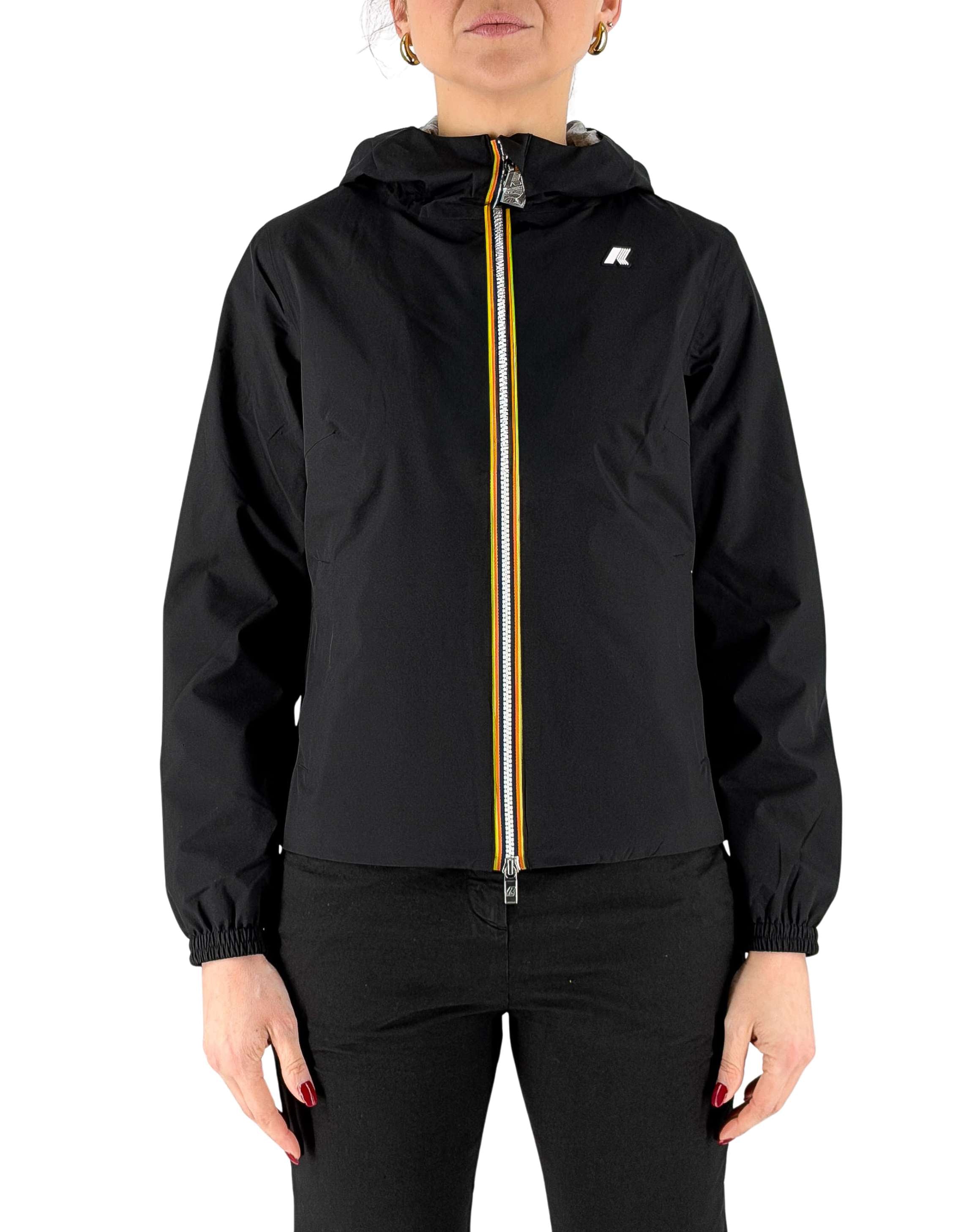 Lil 2.0 Stretch Poly Jersey Jacket Black Pure