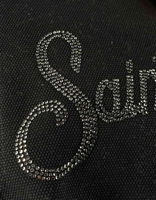 Borsa Vanity Nera Con Strass 00