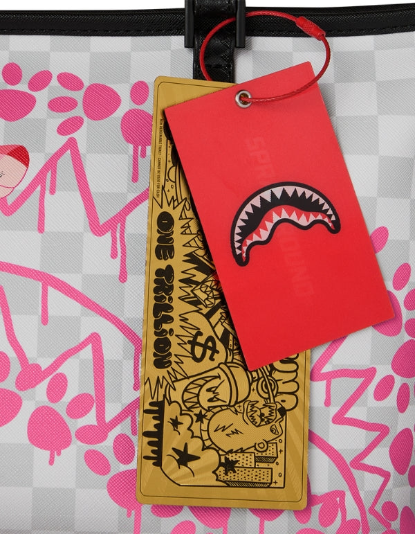 Pink Panther Pawprints Tote