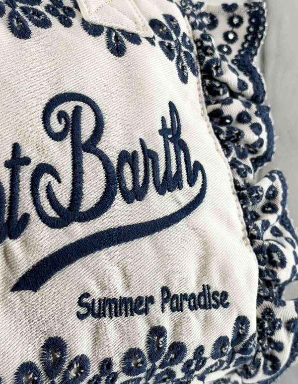 Borsa Colette Volant N Sangallo Flowers 1061 Emb