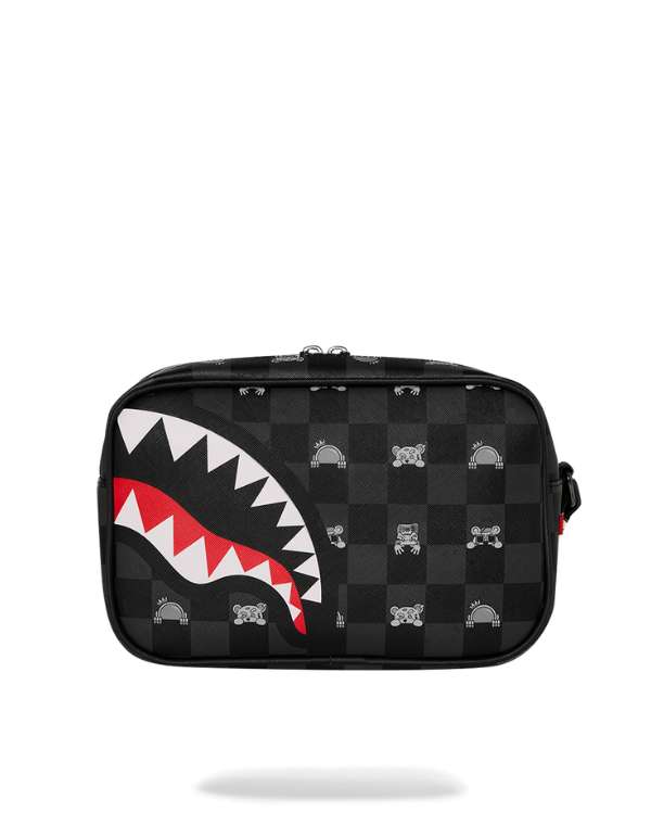 Beauty Case Gray Peeking Character Check