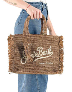 Colette Raffia Fringes 19 Handbag with Shoulder Strap