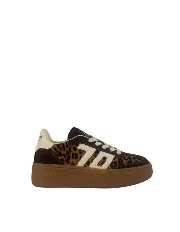 Sneaker Xxl Fur Leo Cuoio/Butter