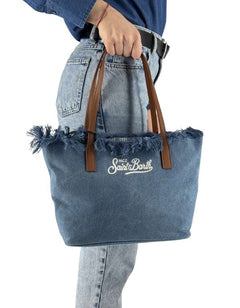 City Bag Mid Fringe Denim