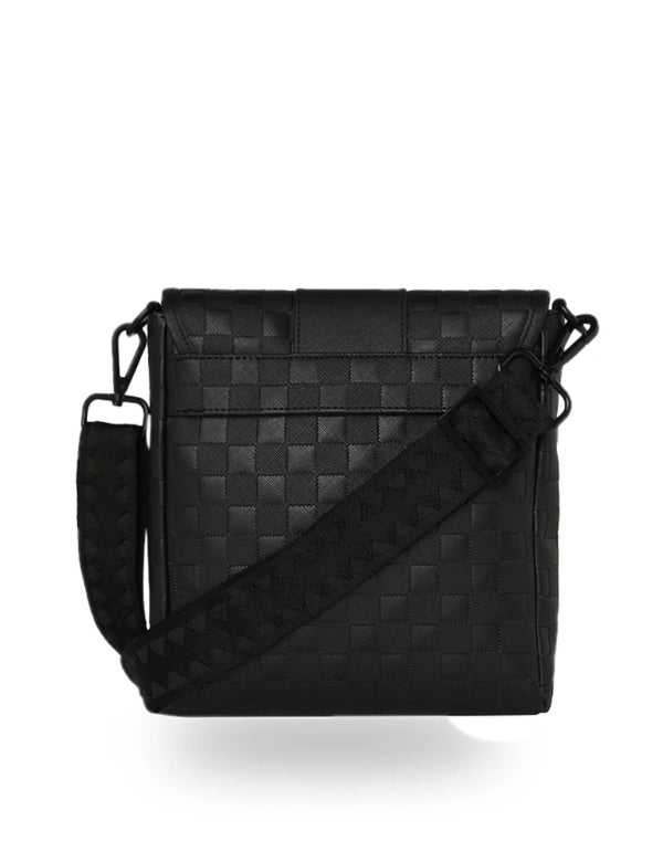 Raised Check Messenger Sling