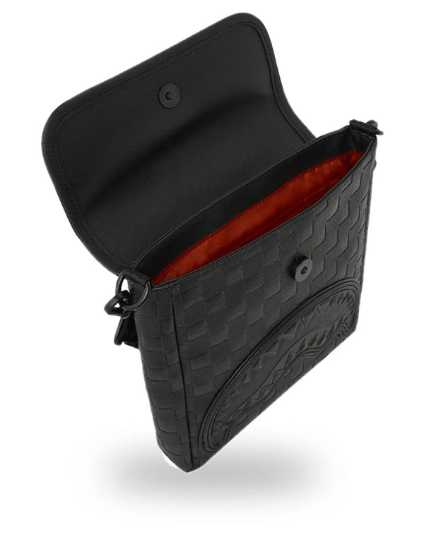 Raised Check Messenger Sling