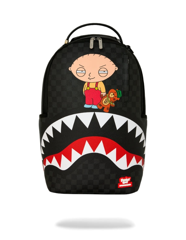 Family Guy Stewie Holding Bear Keychain Backpack
