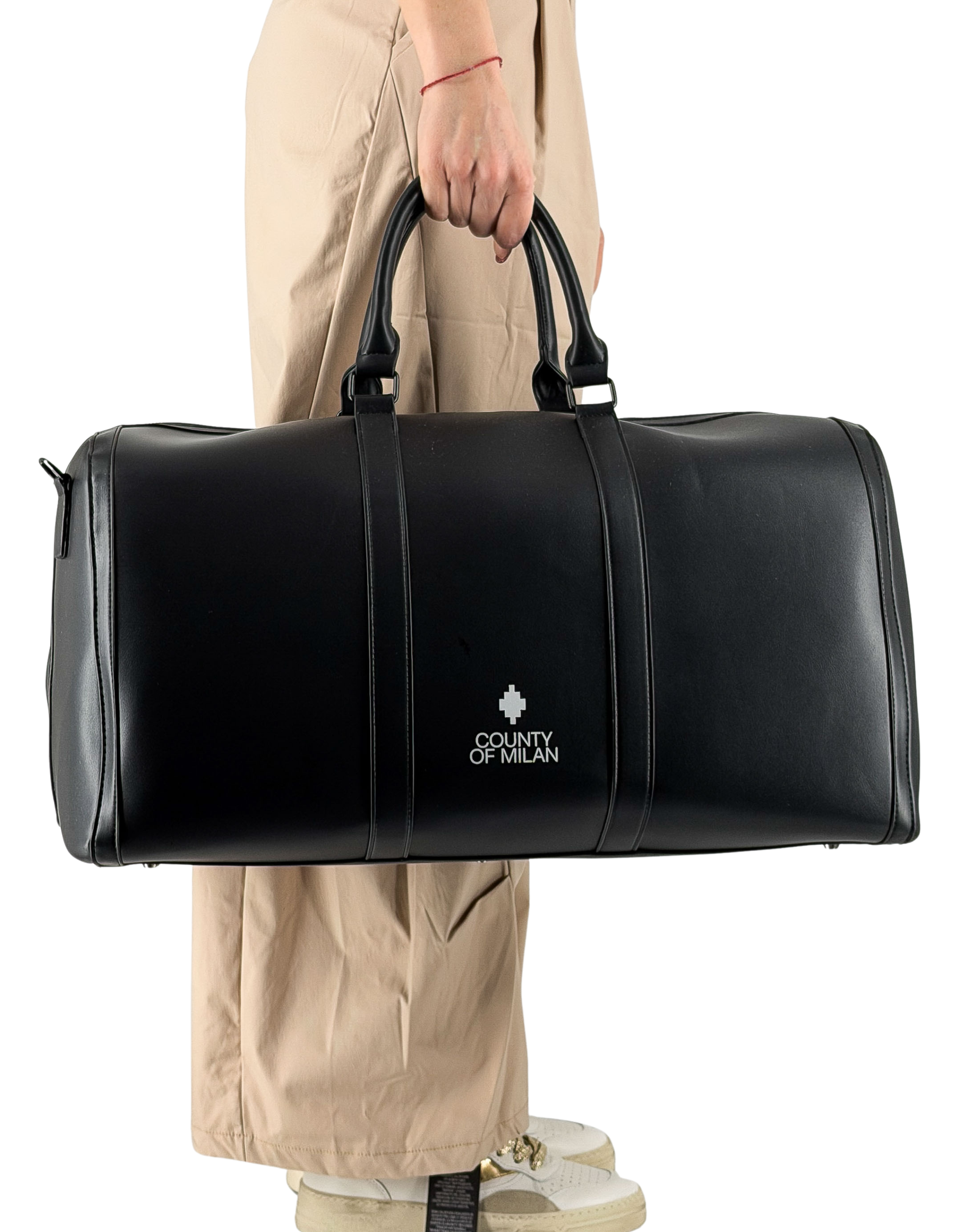 Borsone Travel Logo Black/ White