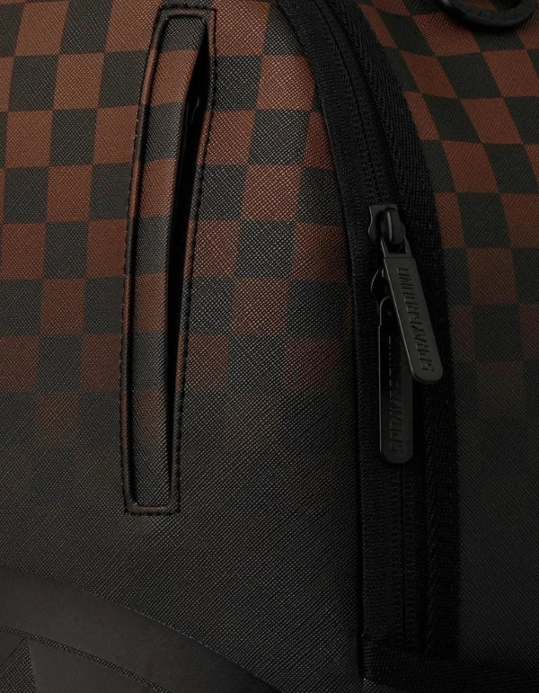 Zaino Brown Check Ghost Drip Backpack