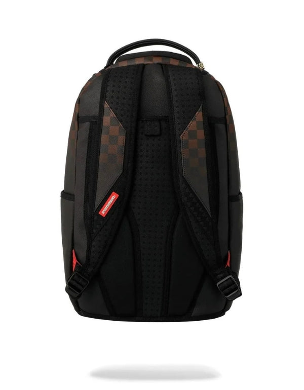 Zaino Brown Check Ghost Drip Backpack