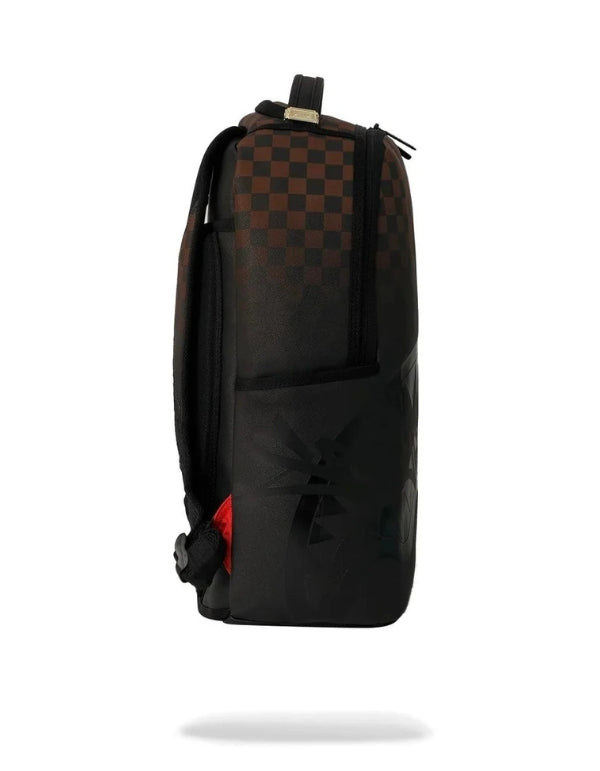 Zaino Brown Check Ghost Drip Backpack