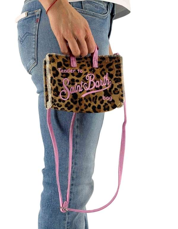 Leopard Sand Cell Phone Bag 21