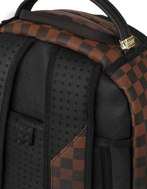 Zaino Brown Check Ghost Drip Backpack
