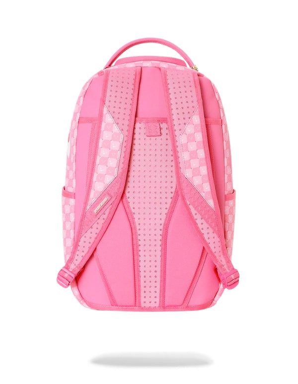 Zaino Pink New Check Faces Backpack