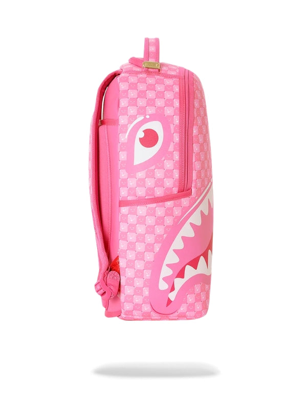 Zaino Pink New Check Faces Backpack