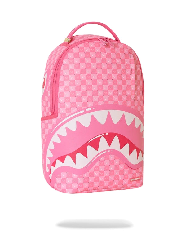 Zaino Pink New Check Faces Backpack