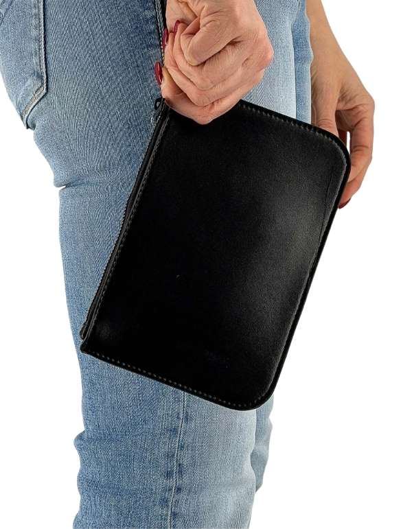 Mini Pochette Black / Orange Wings