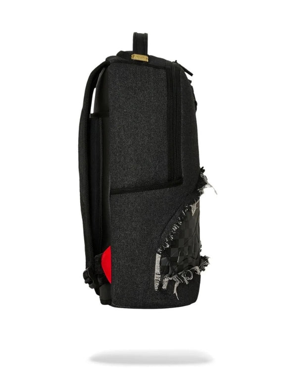 Zaino Black Denim Tear Shark Backpack
