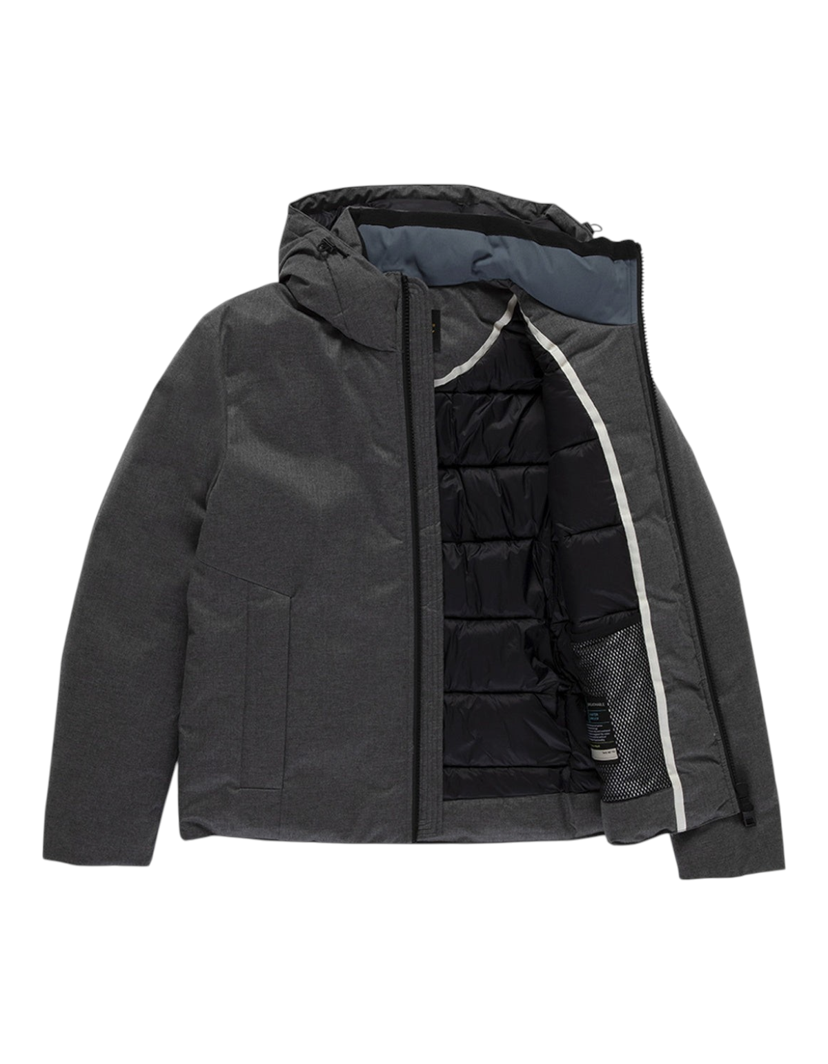 RefrigiWear Polar Jacket Dark Grey Melange - dettaglio 2
