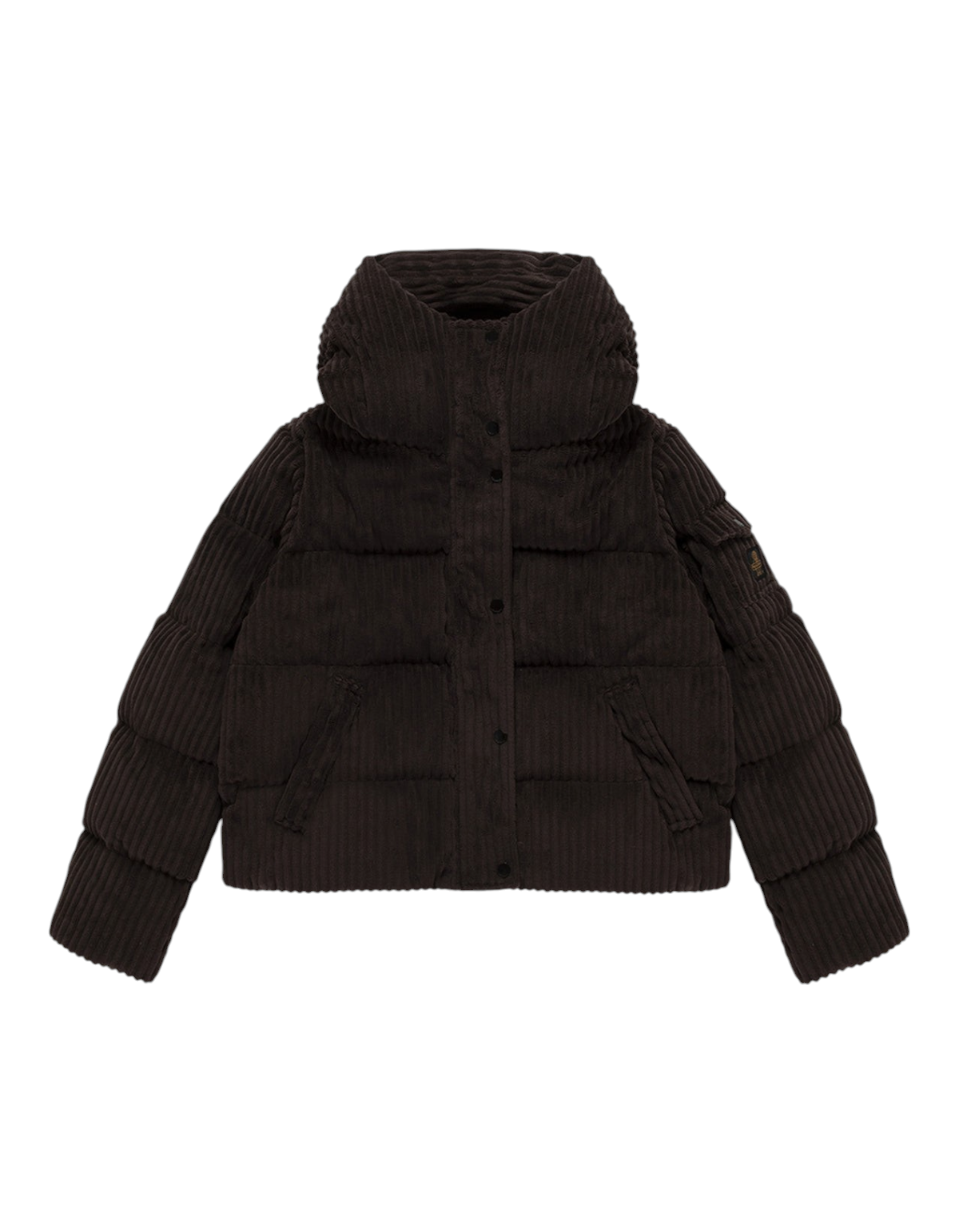 RefrigiWear Velvet Braffy Jacket Black Coffee