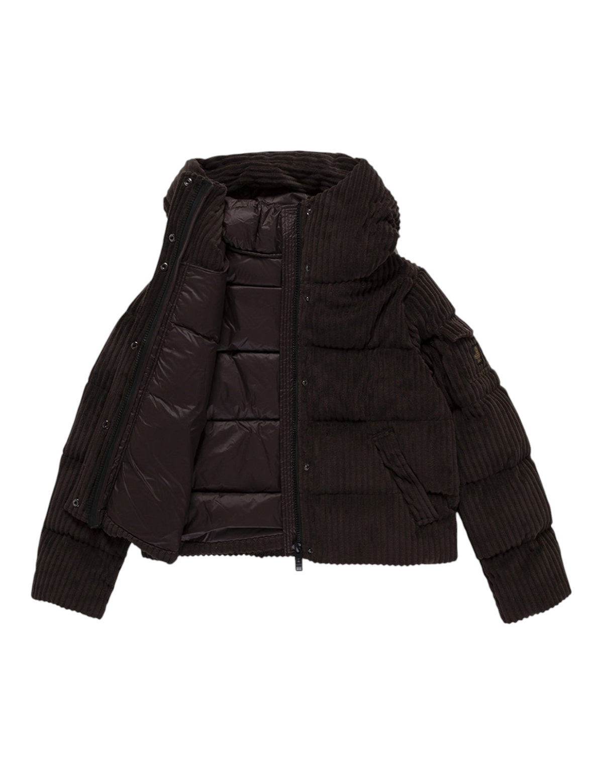 RefrigiWear Velvet Braffy Jacket Black Coffee - dettaglio 2