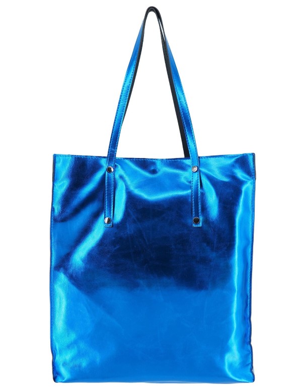 SHOPPER IN ECOPELLE BLU