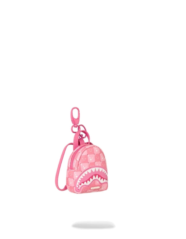 Portachiavi zaino Pink New Check Faces