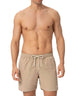 Men's Swim Trunks Patmos Toile Beige