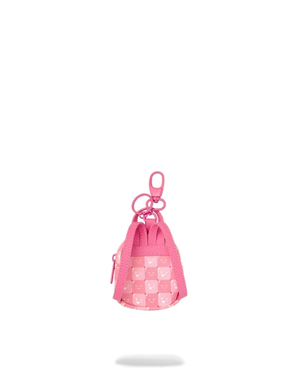 Portachiavi zaino Pink New Check Faces