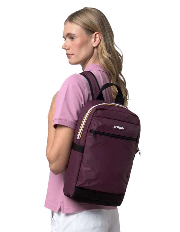 Mid Laon Backpack Violet Mauve Wine