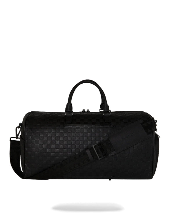 Raised Check Duffle Bag