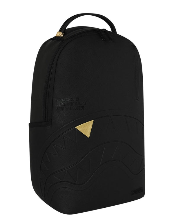 Sprayground Zaino Blacked Out Embossed Gold Tooth Backpack – Zaini, dettaglio 6