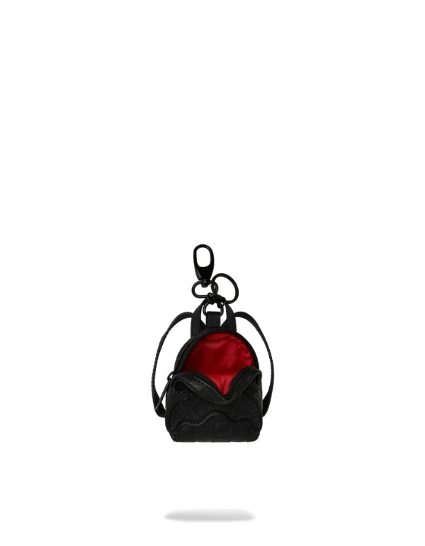 Raised Check Backpack Keychain