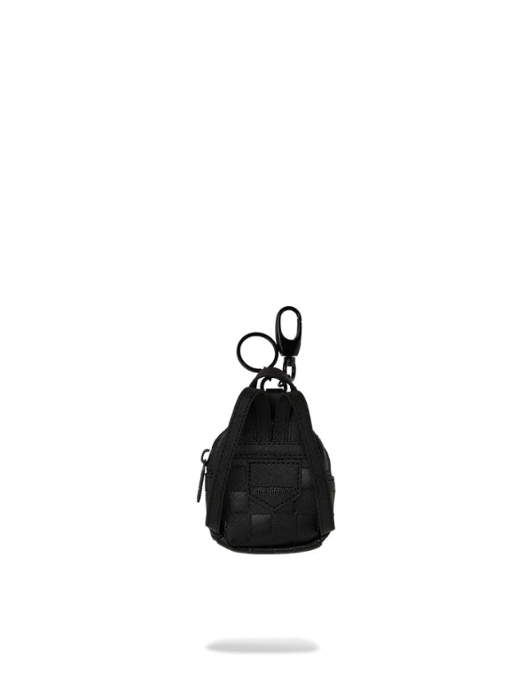 Raised Check Backpack Keychain