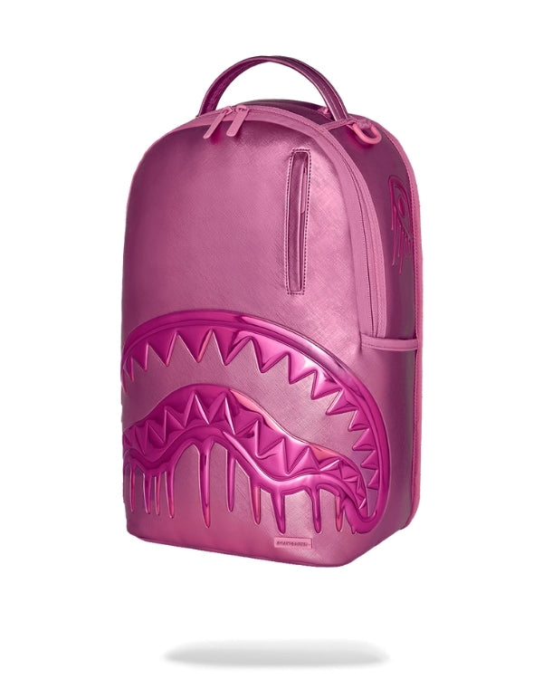 Zaino Metallic Pink Metallic Drip Backpack