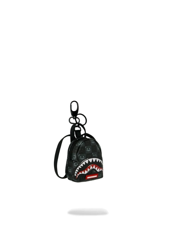 Sharks In Paris Wtf Bubbly Black Check Backpack Keychain