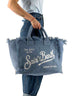Shoulder Bag Vanity Linen Linen Denim