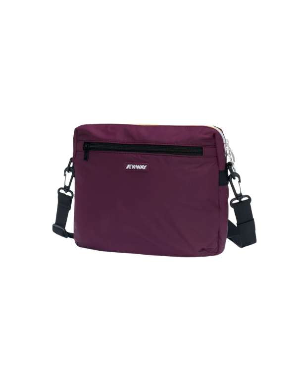 Moire Violet Mauve Wine Bag