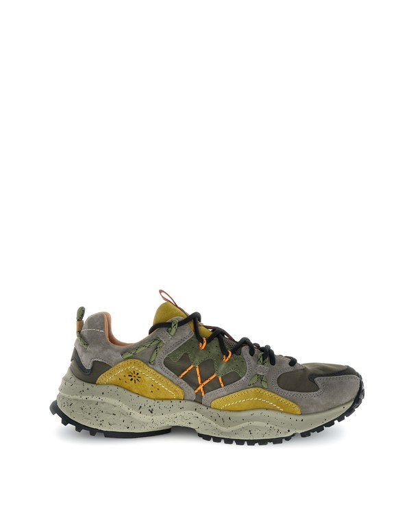 Sneaker Yamabushi Man Suede/Nylon Mud-Dark Brown-Acid - Immagine 3