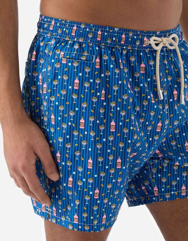 Ultralight Stretch Swim Short Lighting Micro Stretch Gin Lover Stripes 1761
