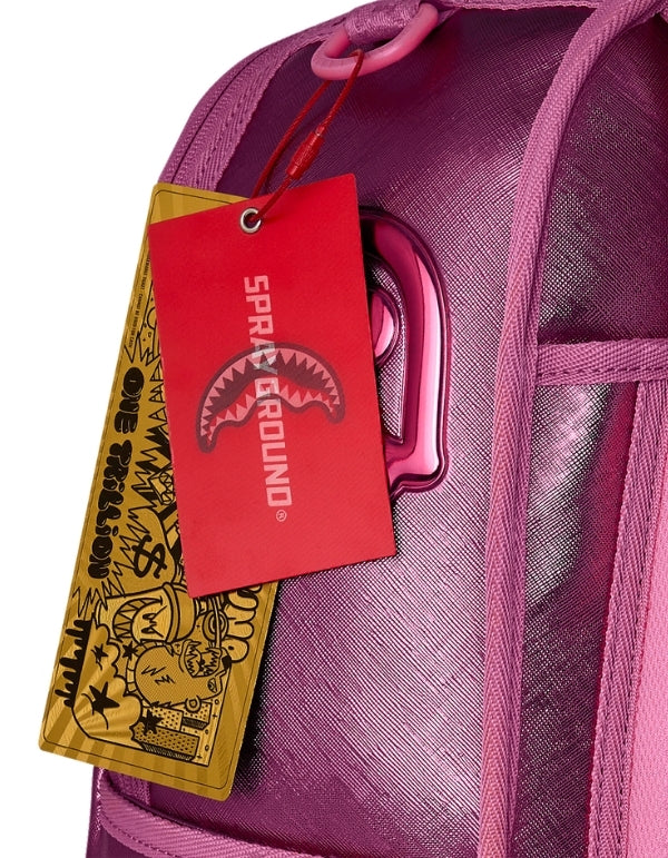 Zaino Metallic Pink Metallic Drip Backpack