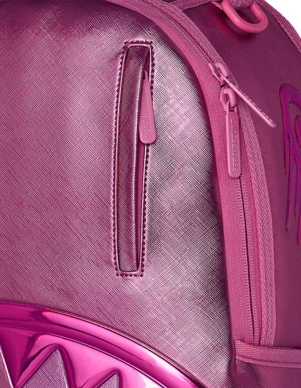 Zaino Metallic Pink Metallic Drip Backpack