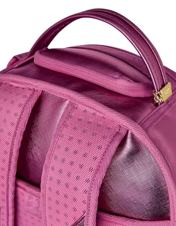 Zaino Metallic Pink Metallic Drip Backpack