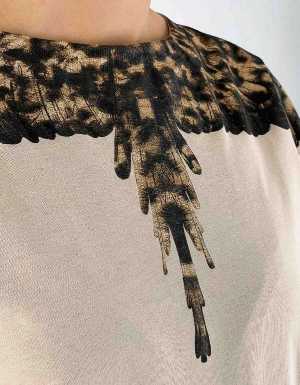 T-Shirt Donna Wings Leo In Cotone