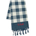 Ultra Light Vichy Checkered Beach Towel, Blue