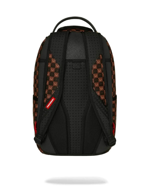 Zaino Sharks In Paris Wtf Bubble Brown Check Backpack